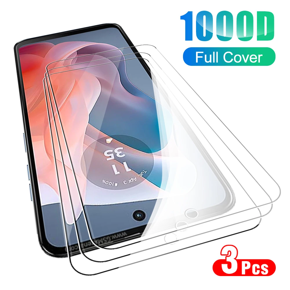 Custodia Protettiva In Vetro 3 Pezzi Per Motorola Moto G Play 2024 Pellicola Temperata Per Motorola G Play Gen 3 Cover Protettiva Per Schermo Da 6.5 P