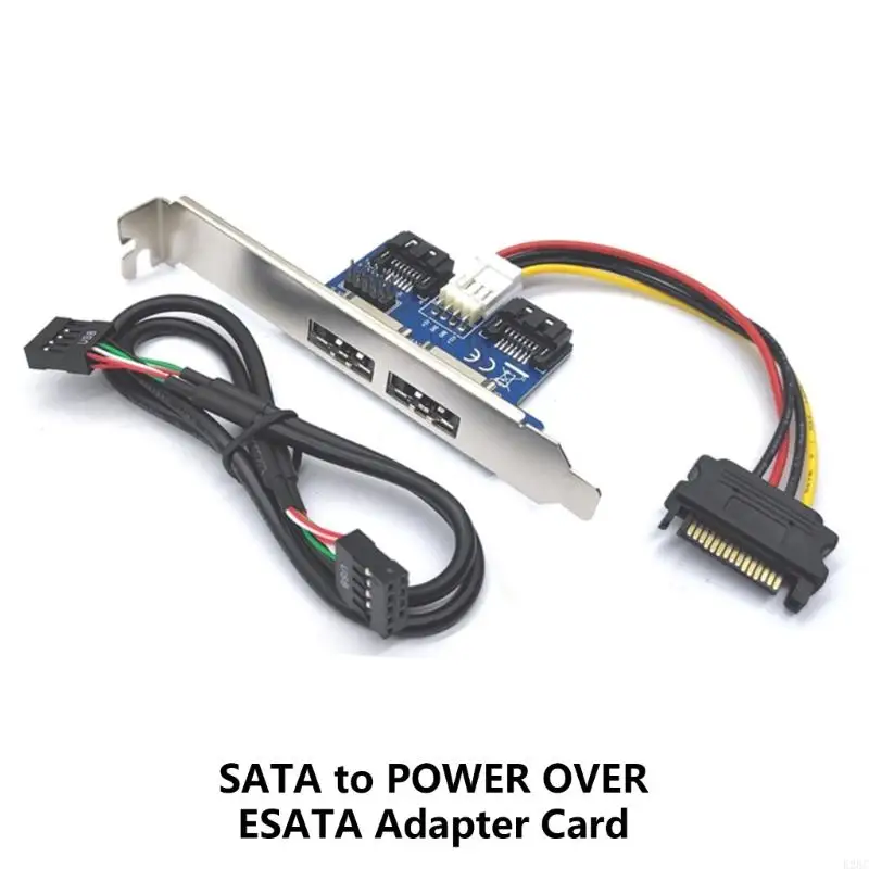 E28C Comprehensive SATAs to Power Over ESATA Connectors for Improved Compatibility