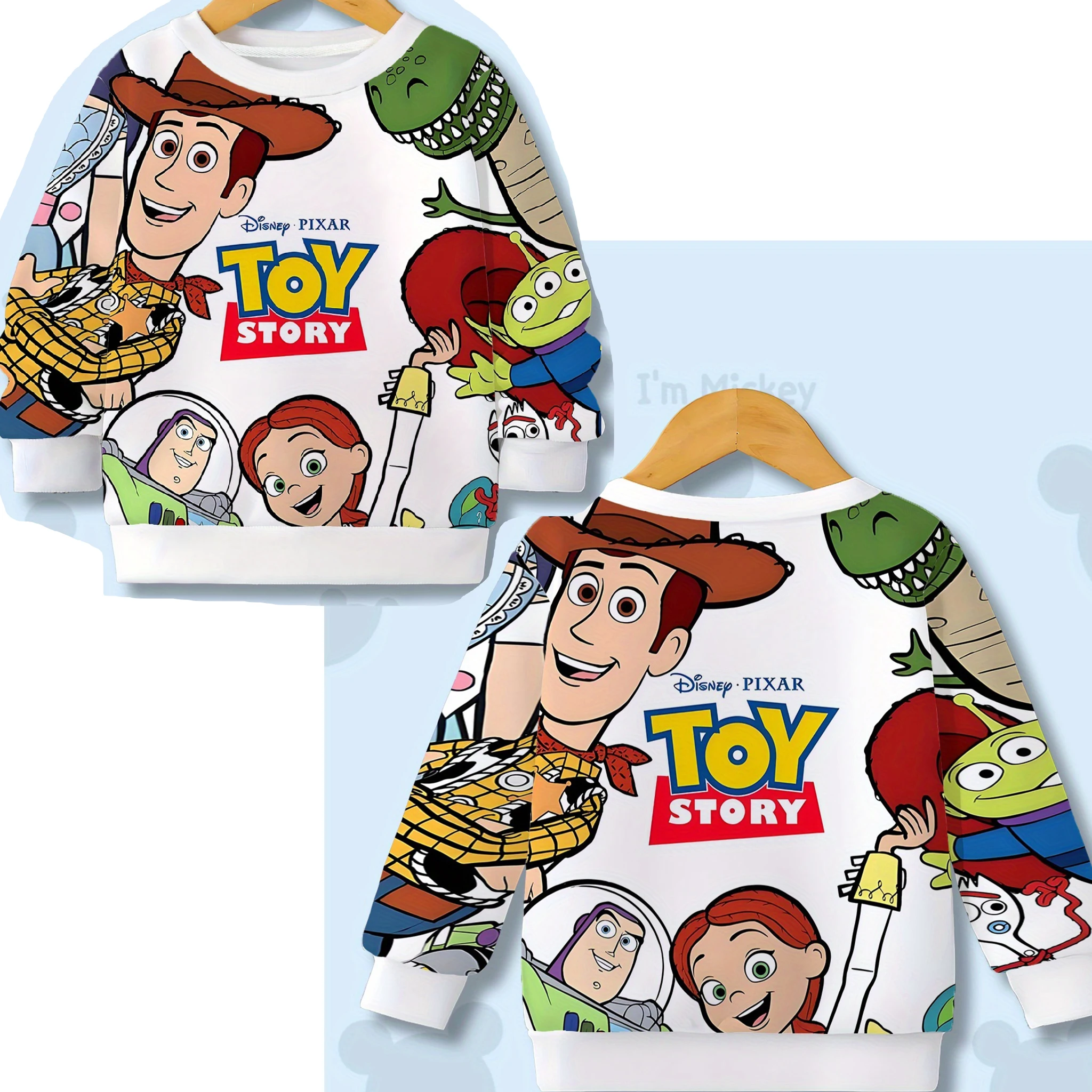 سويت شيرت للأطفال مع هوديي للجنسين مطبوع عليه Disn...