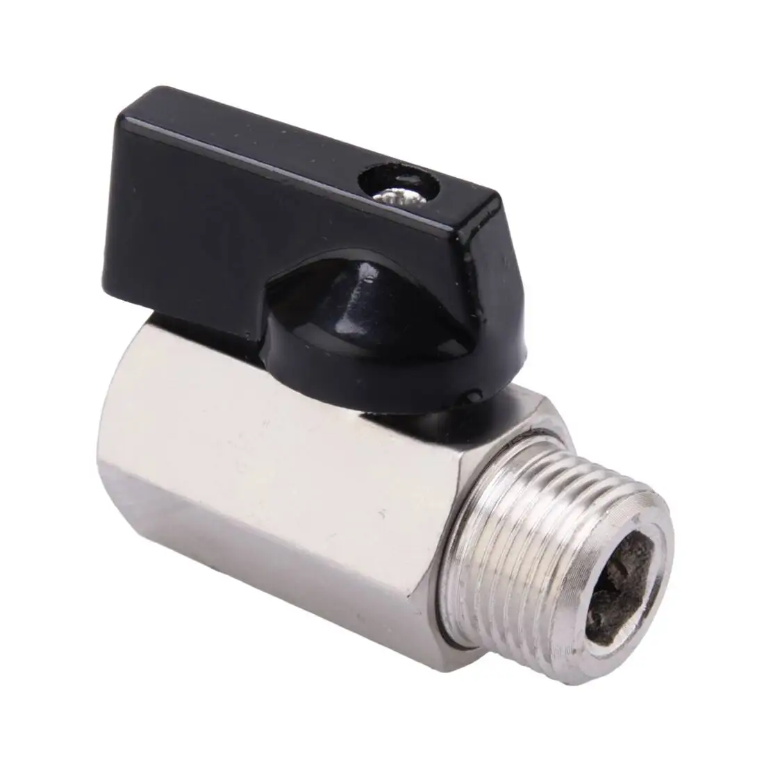 1/4'' Carbon Steel Male To Female Mini Ball Shut-Off Switch Valve