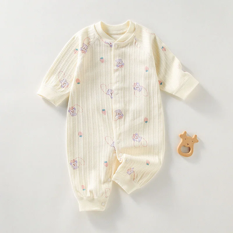 Baby Girl Long Sleeve Romper 7