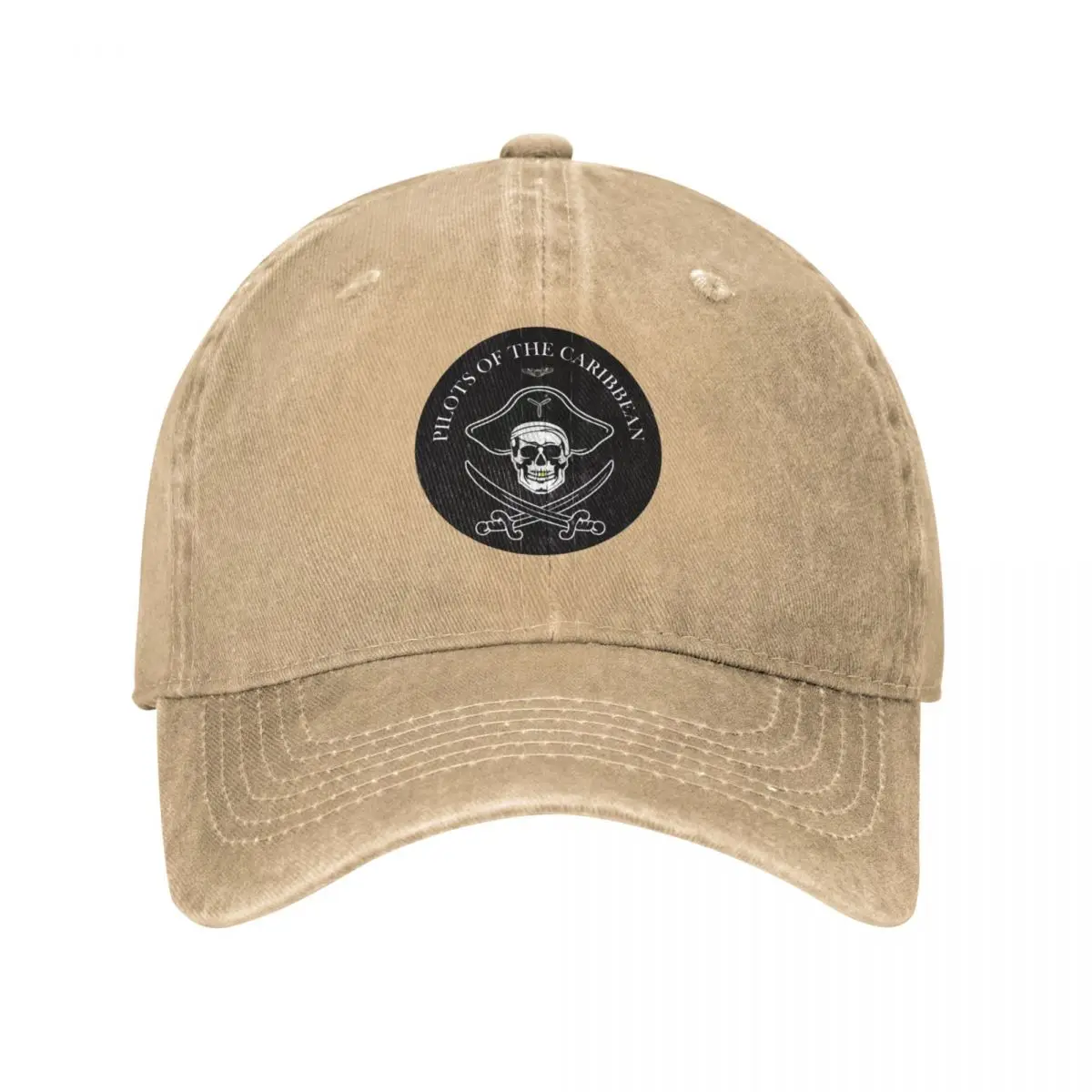 

Pilots of the Caribbean Skull and Cutlass Propeller On hat#1 Version Cap Cowboy Hat custom cap Beach outing hats for women Men's