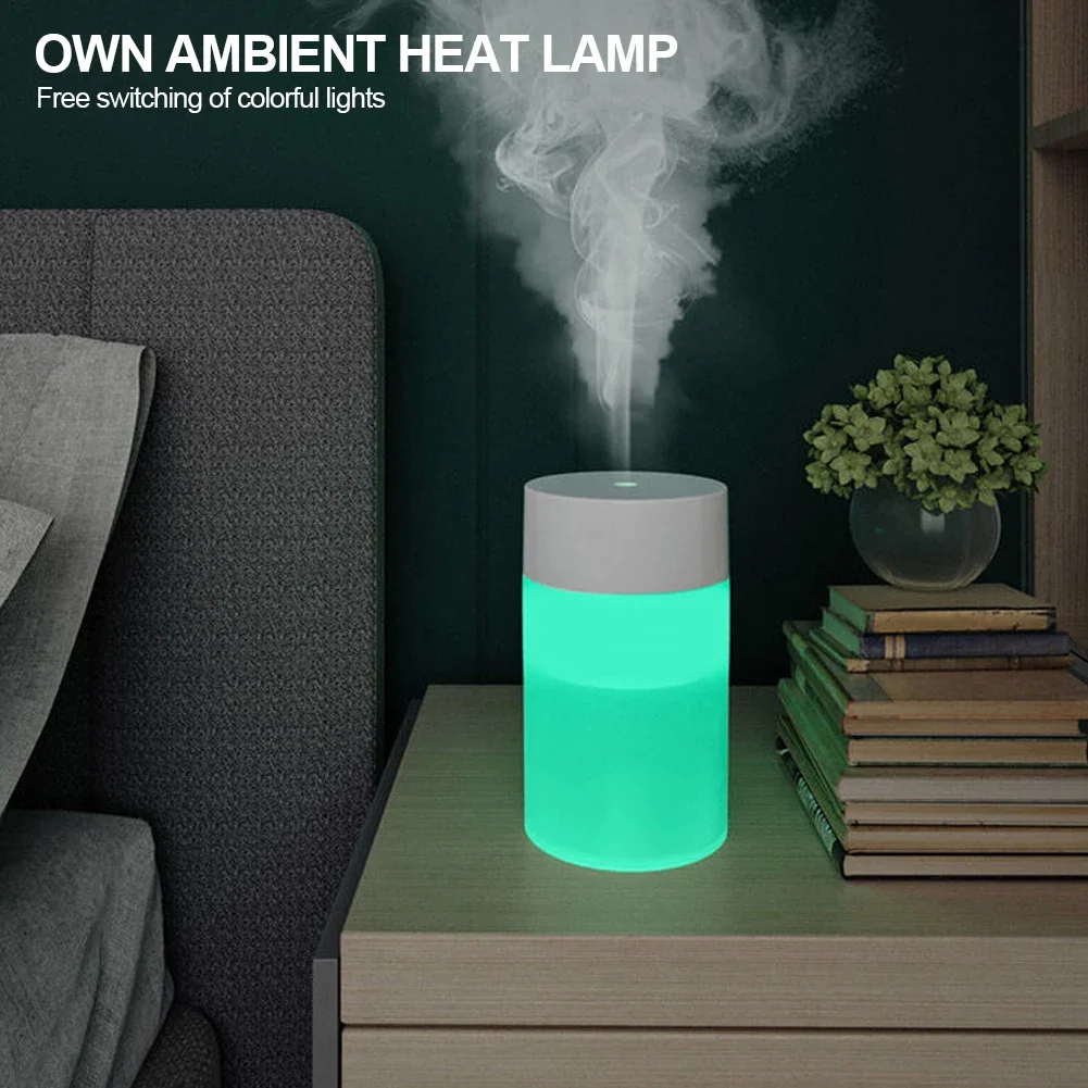 Description Picture 4 of item260ML Mini Humidifier USB Ultrasonic Air Humidifier LED Lamp Essential Oil Diffuser Car Purifier Aroma Anion Mist Maker Portable