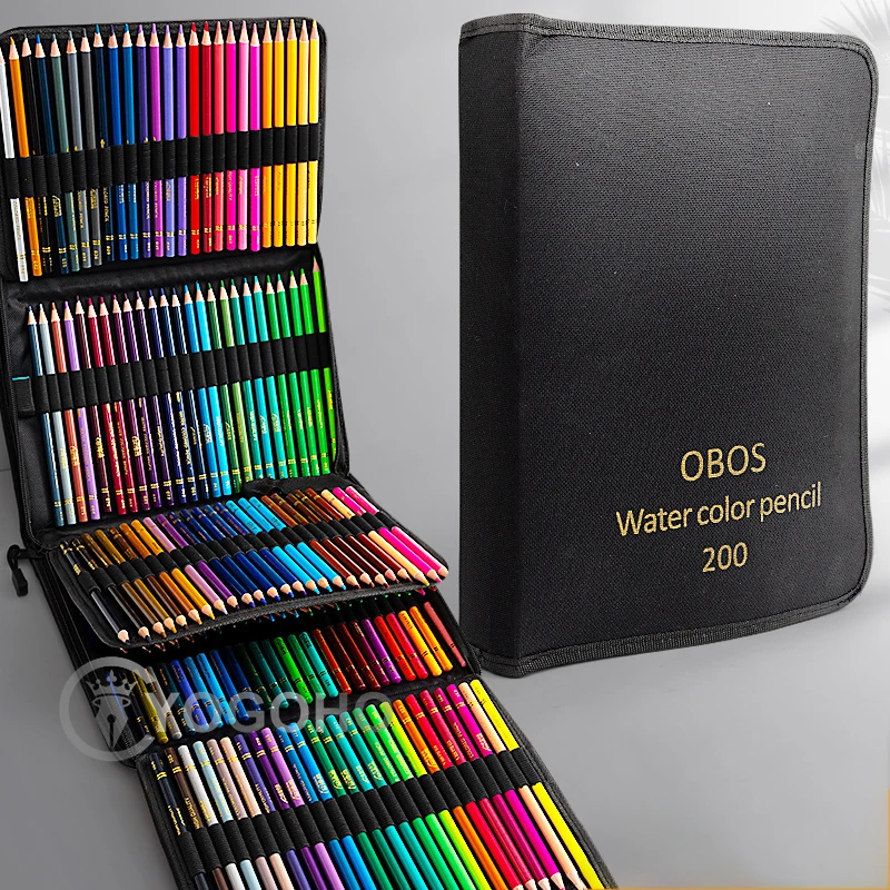 200/120/72/48 Colors Colored Pencil with Cloth Bag Professional Pastel Drawing Pencils Colour Pencils Art Supplies For Artist 120 150 180 210 professional artist watercolor pencils set water soluble colored pencils for school students adults color pencils art supplies for drawing sketching coloring books