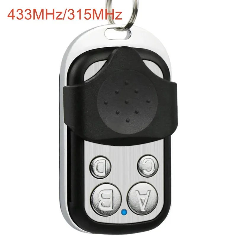433MHz metal four key garage door duplicate remote control, access control clone remote control