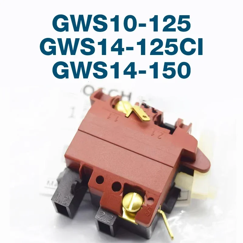 Оригинальный переключатель для Bosch GWS10-125 GWS14-125CI GWS14-150CI, угловая шлифовальная машина, стартовый стоп-переключатель 1607200200, запасная деталь