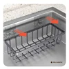 Wall-mounted Kitchen Storage rack Sponge Holder, Shelf and Storage Rack for Dishcloths and Dishwashing Sponges 5