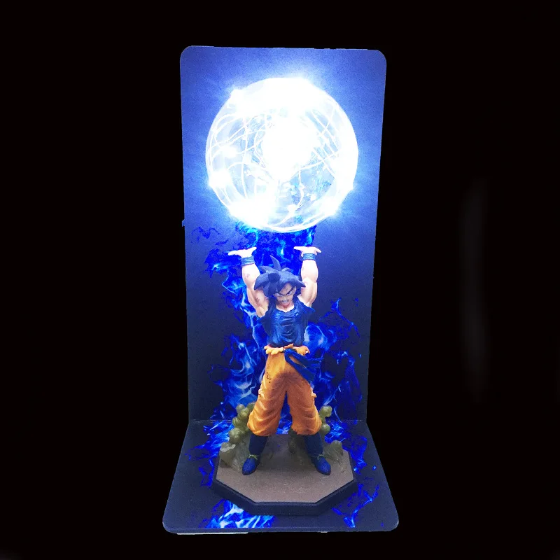 Dragon Ball Z Ultra Instinct Son Goku Action Figures Diy Lamp Figure Dbz  Strength Bombs Led Bedroom Decorative Collection Toys - AliExpress