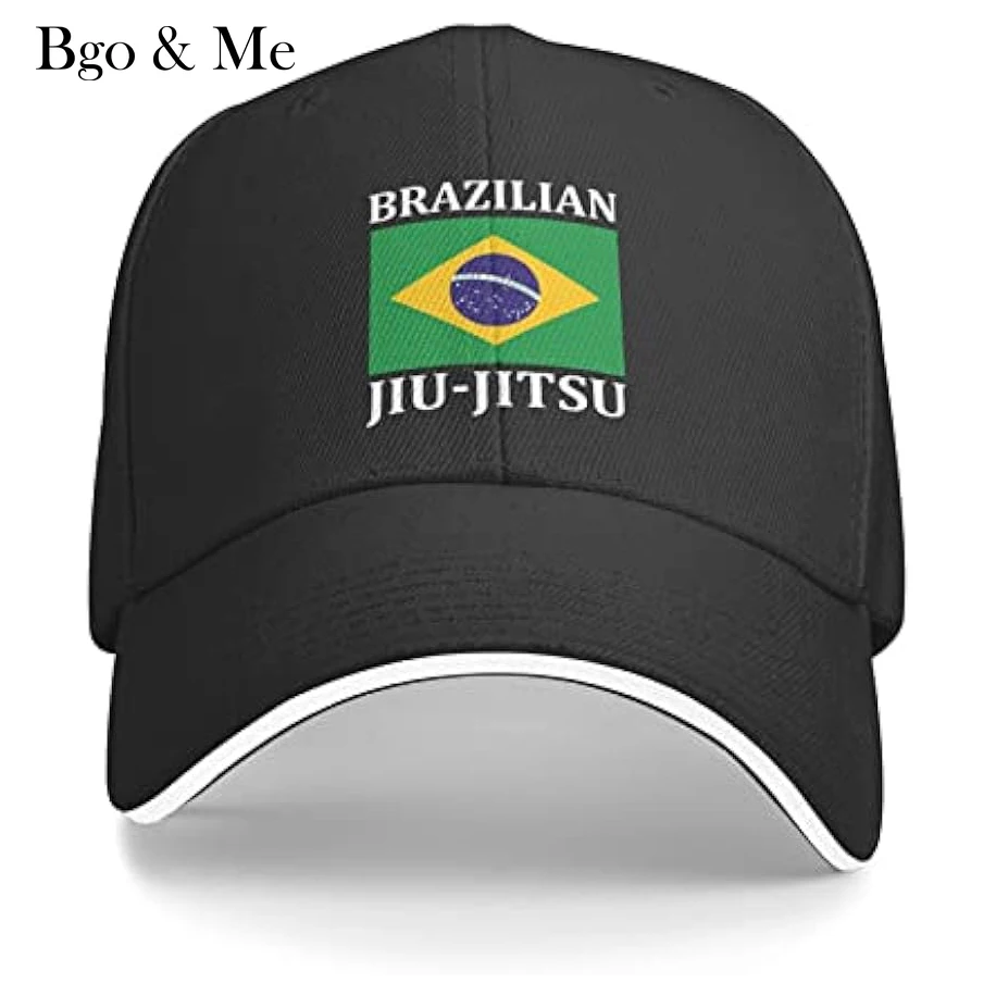 

Brazilian Jiu Jitsu Unisex Baseball Cap Fits Men Women Adjustable Dad Hat Sandwich Bill Cap