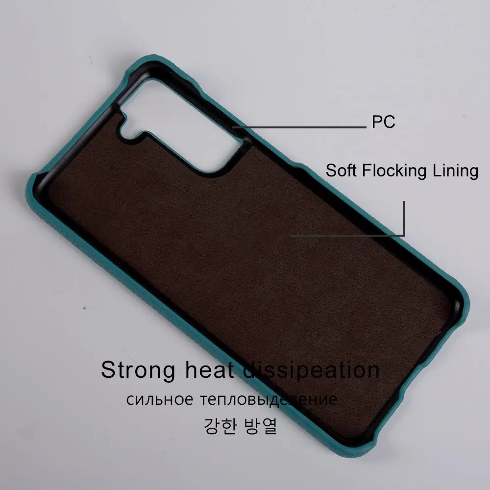Luxury Genuine Leather Phone Case - Stylish Fashion Cover