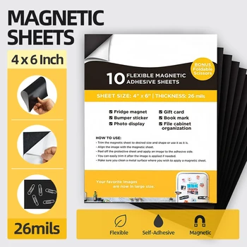 Adhesive Magnetic Sheets Pack 1