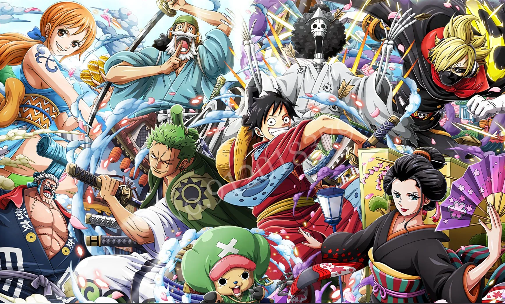 One Piece Wallpaper - online puzzle