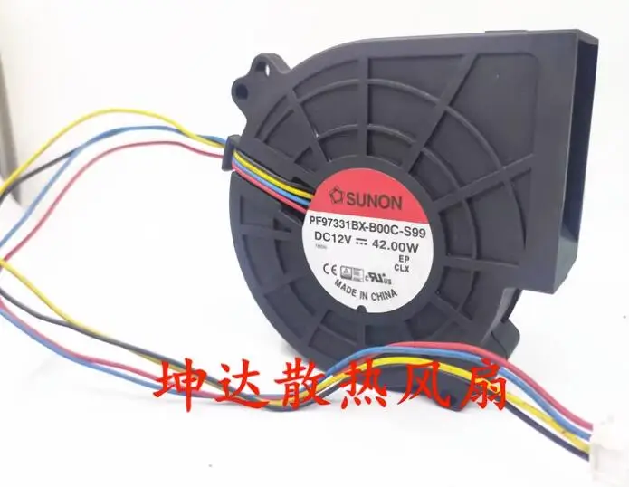 

SUNON PF97331BX-B00C-S99 DC 12V 42,00 W 4-проводной вентилятор охлаждения сервера