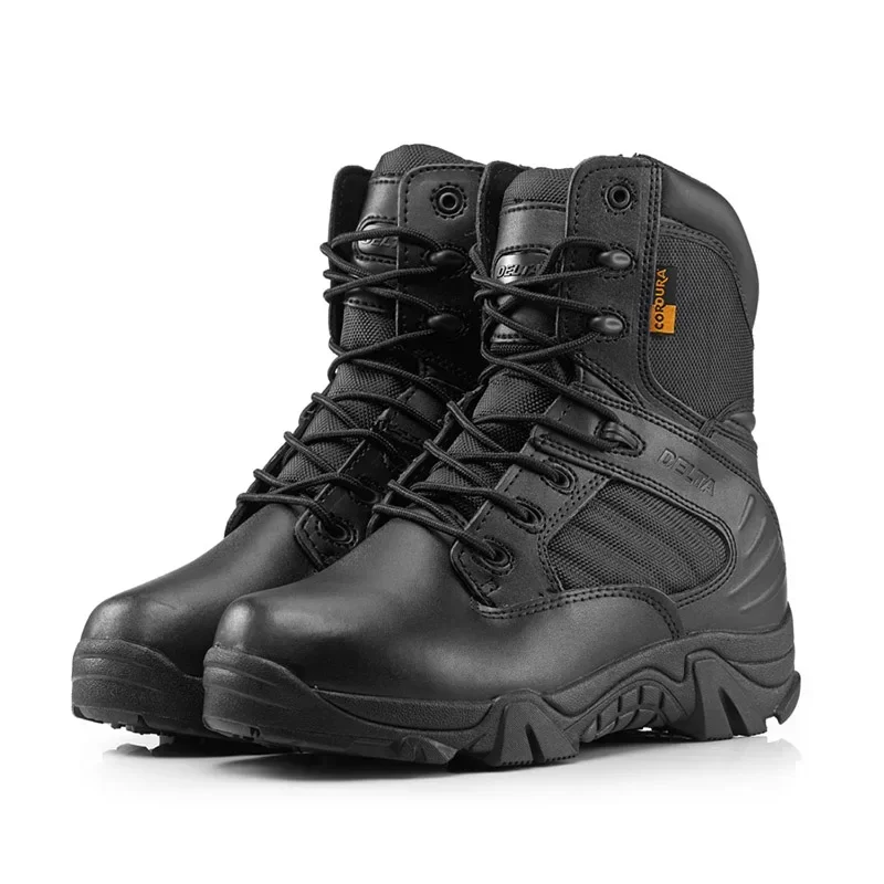 Winter Autumn Army Men Military Delta Special Force Tactical Desert Combat Ankle Work Shoes Leather Snow Male Boots