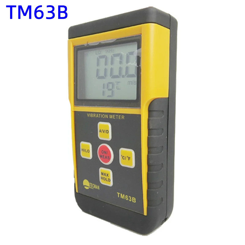 Split Digital Vibration Meter TM63B Professionally Measures Motor Vibration Bearing
