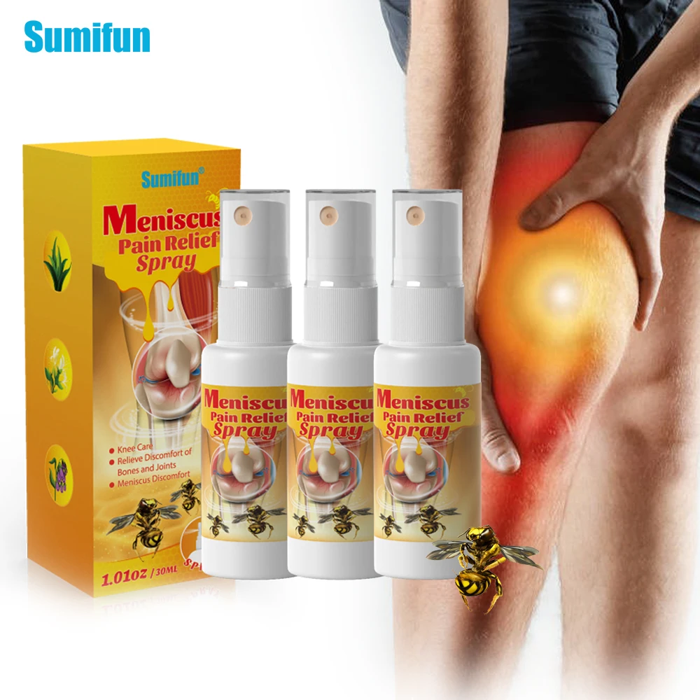 

1/3Pcs Sumifun Bee Venom Meniscus Analgesic Spray Arthritis Rheumatoid Pain Relief Cream Knee Joint Muscle Ache Care Plaster