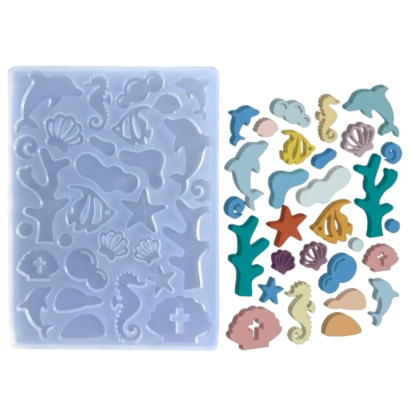 

Resin Shaker Filling Mold,Silicone Fish Mold Epoxy Resin Mold Filler Casting Filling Mold for Jewelry Making