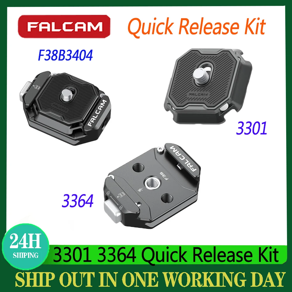 FALCAM F38 3364 Multi-hole Quick Release Base F38B3404 Multi-hole Quick Release Kit 3301 Non-slip Plate with camera base plate camera mount plate