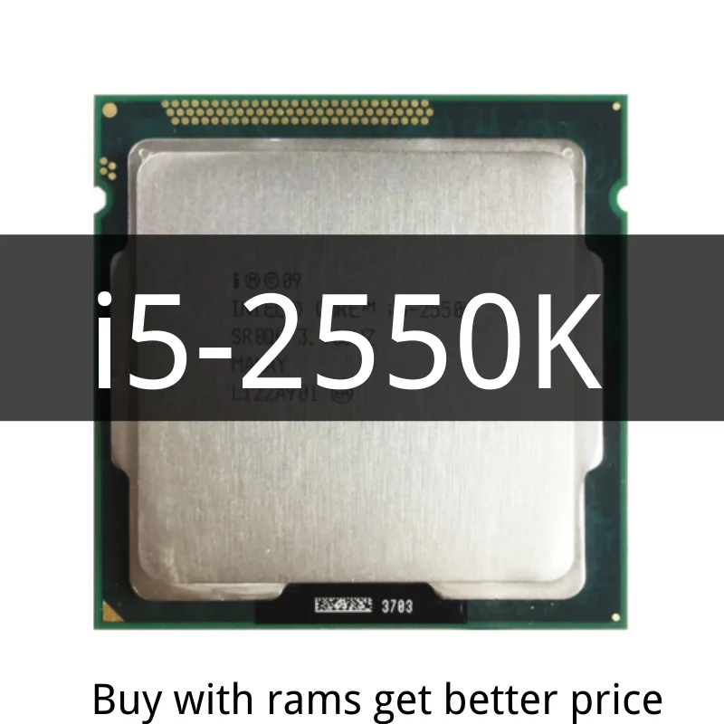 cpu for sale Core i5-2550K i5 2550K 3.4 GHz Quad-Core CPU Processor 6M 95W LGA 1155 best processor