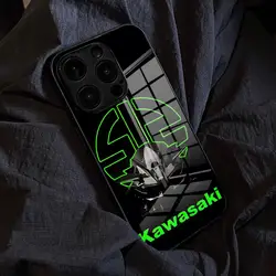 Motorcycle - Inspired Shockproof Glass Phone Case for iPhone 16 (Black1)
