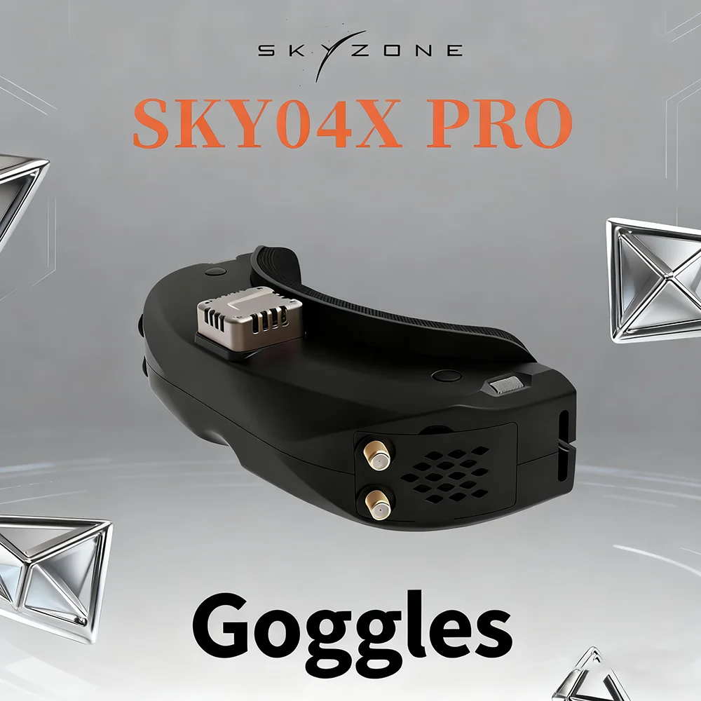 SKYZONE 04X PRO FPV Goggles 1920x1080 Full HD OLED Display with Head Tracker DVR Fan 5.8G 48CH Steadyview Receiver for FPV Drone thumbnail 2
