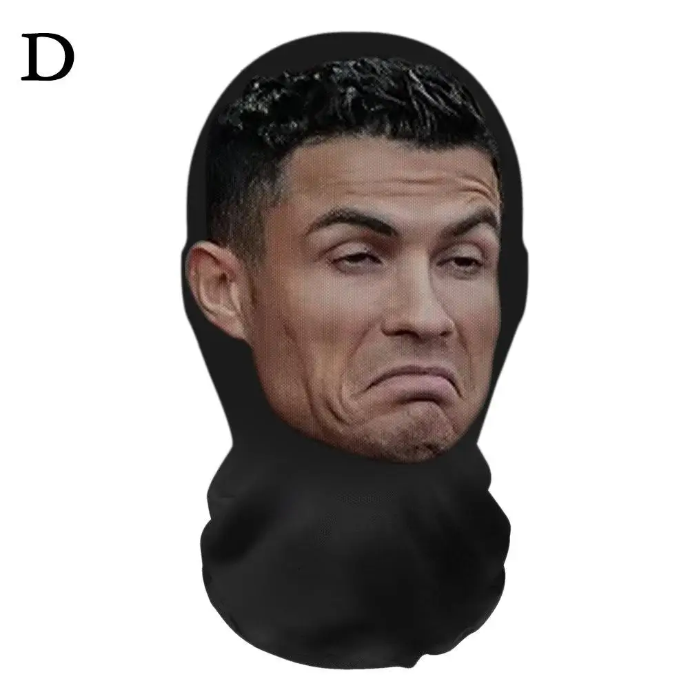 Fashion Hip-Hop Superstar Celebrity Full Face Mask with Elastic Mesh for Halloween Cosplay Headwear