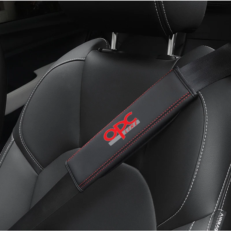 piezas cintur&oacute;n de seguridad para coche protecci&oacute;n de hombro suave para OPEL OPC line accesorios interiores 1 unidades