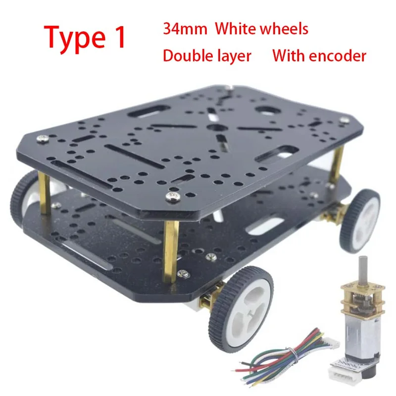 Smart Robot Car Kit com Codificador Mecanum