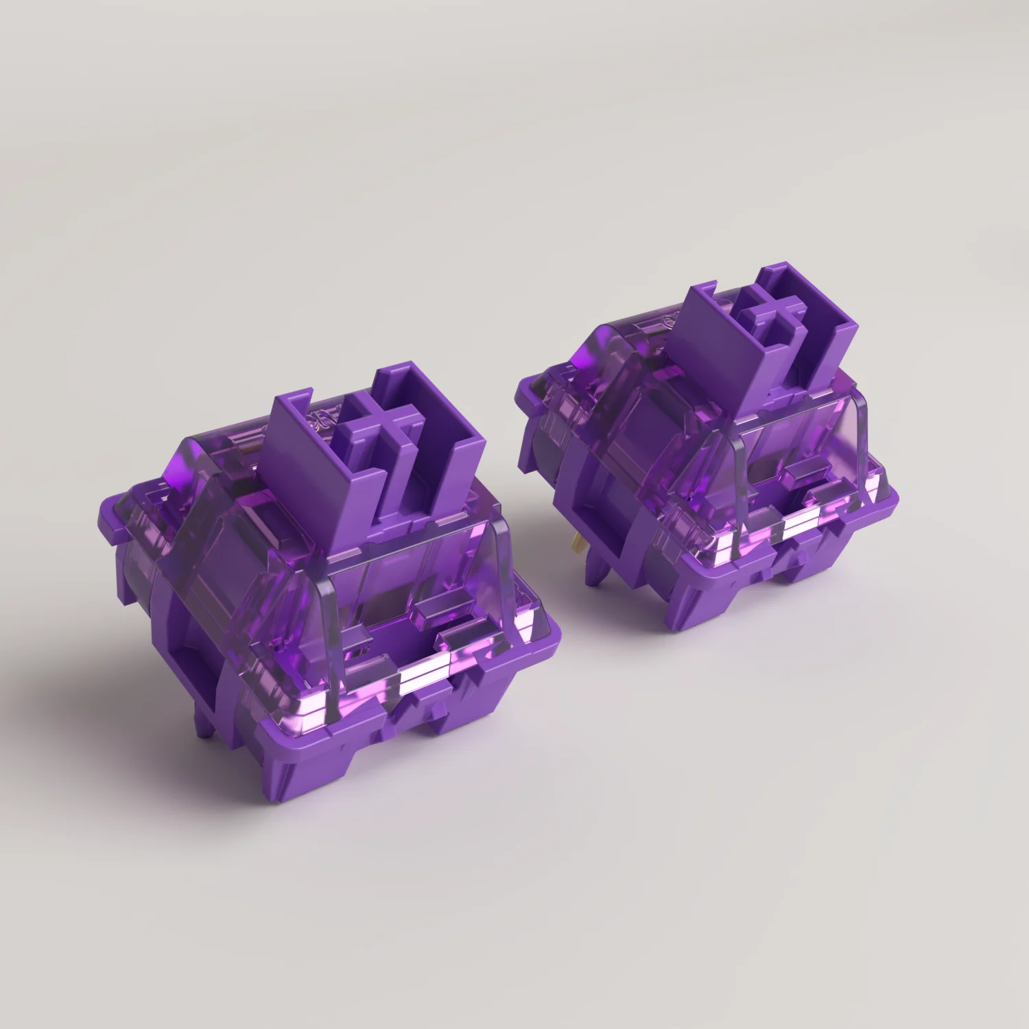 Interruptor Táctil Roxo Akko v3 Pro Lavanda Compatível com Teclado Mecânico mx Pinos 40g 45 Pcs - Imagem 4