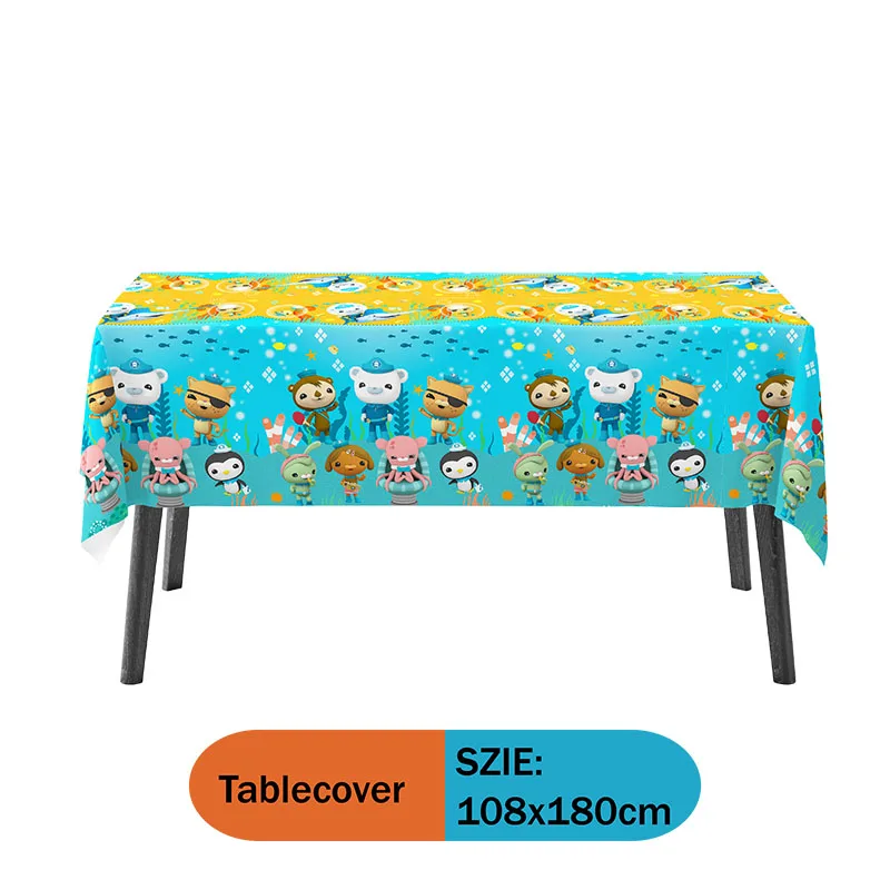 The Octonauts Birthday Party Decoration Kid Toy Balloon Disposable Tableware Event Supplies Barnacles Peso Kwazii Photo Backdrop - Bilde 6