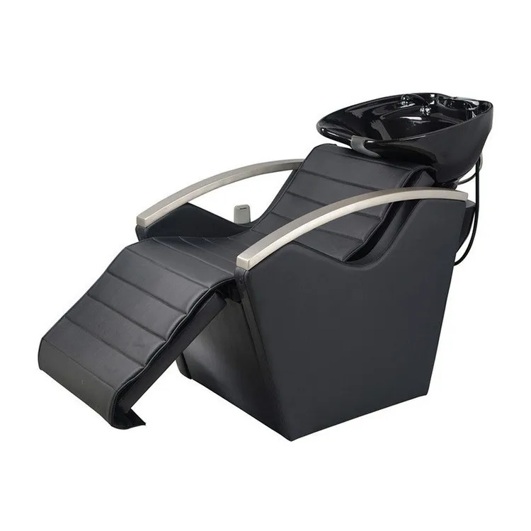 

Intelligent electric massage shampoo bed, semi-lying shampoo bed for barber shop and hair salon, ceramic basin for hair washi