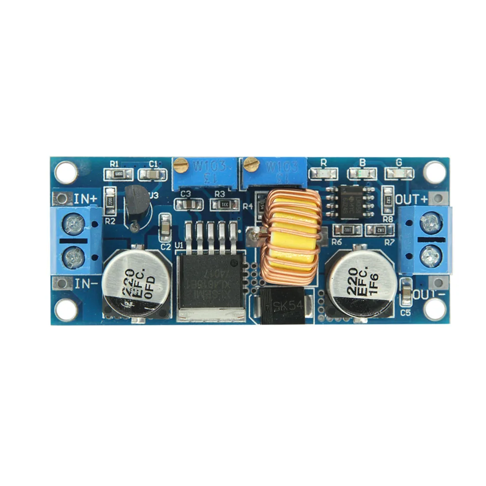 

1PCS CC/CV 5A Lithium Charger Board XL4015 Adjustable 6-38V To 1.25-36V DC Step Down Power Supply Buck Module