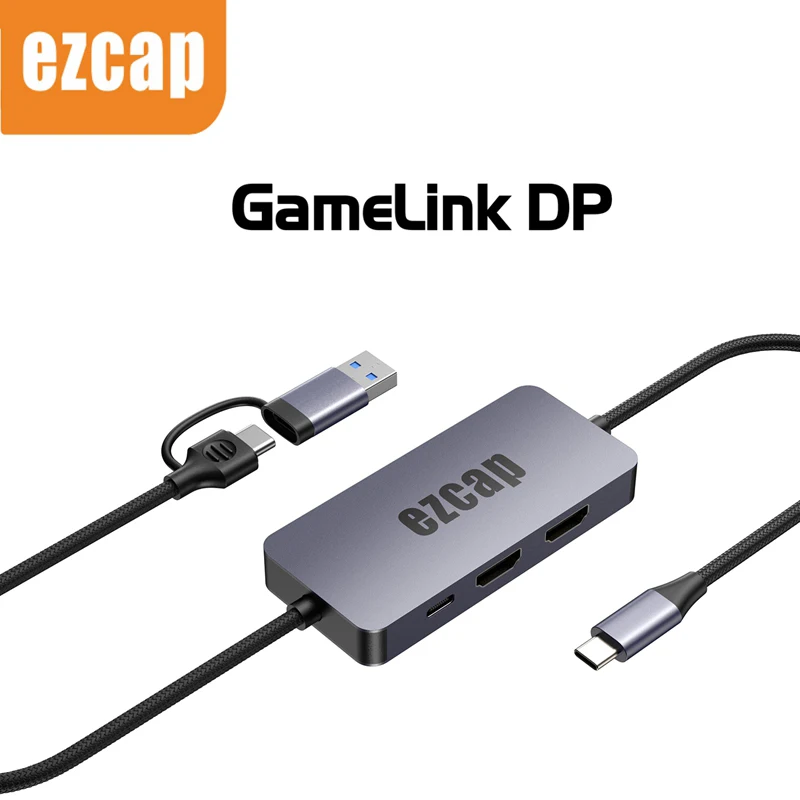 Ezcap377 Displayport DP Type C USB 3.0 HDMI 4K Video Capture Card