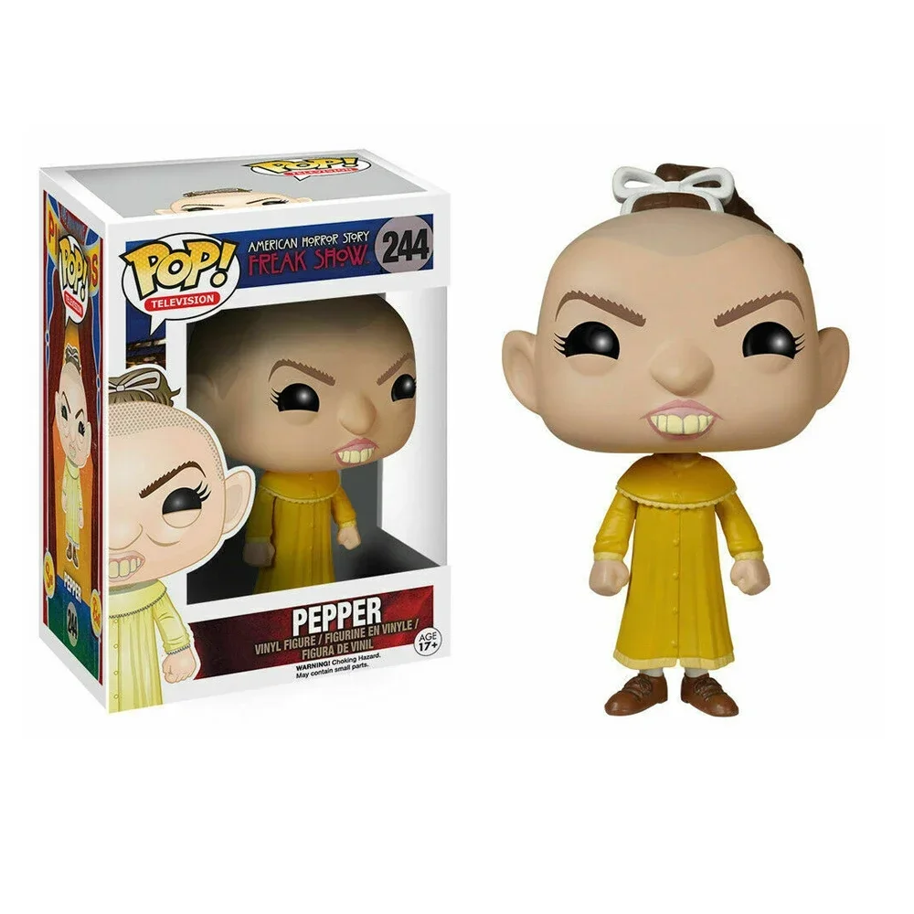 thumbnail image 2 of Funko pop Television Pepper #244 Freak Show American Horror Story Figuras de acción y juguetes de vinilo Modelo coleccionable Juguete para niños, 2 of 5