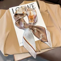 Fashion Scarves for Women Shawl Horse Print Silk Satin Hijab Scarf Female 70*70cm Luxury Brand Square Shawls Scarfs For Ladies 6