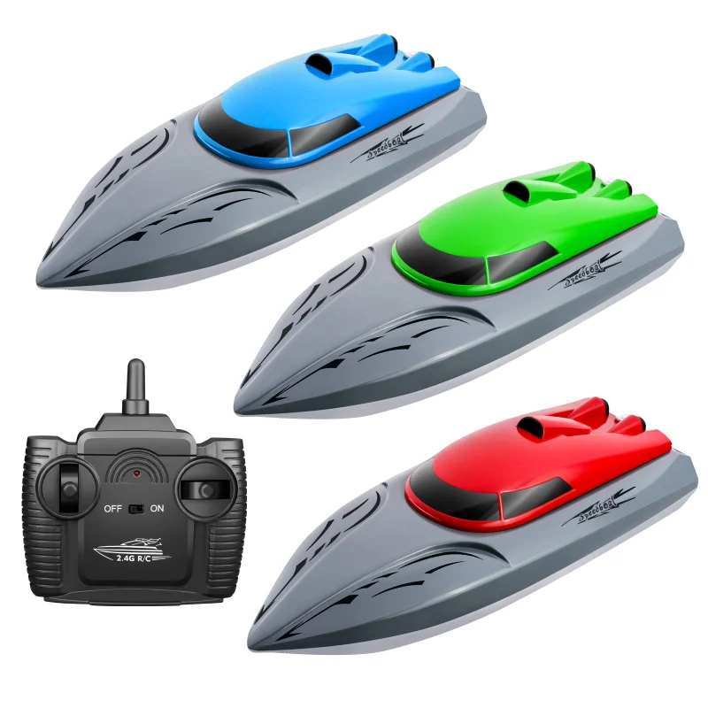 High-speed Yacht RC Boats 2.4G Upgraded Remote Control Ship Charging Version Summer Toys for Competition Gift