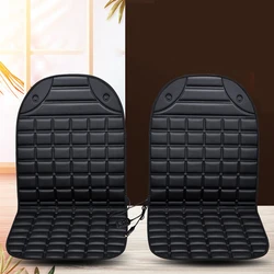 2PC Heated Car Seat Cushion 12V Universal Auto Heating Seat Mat Electric Cushions Heating Pad Winter Household Heater Seat Cover