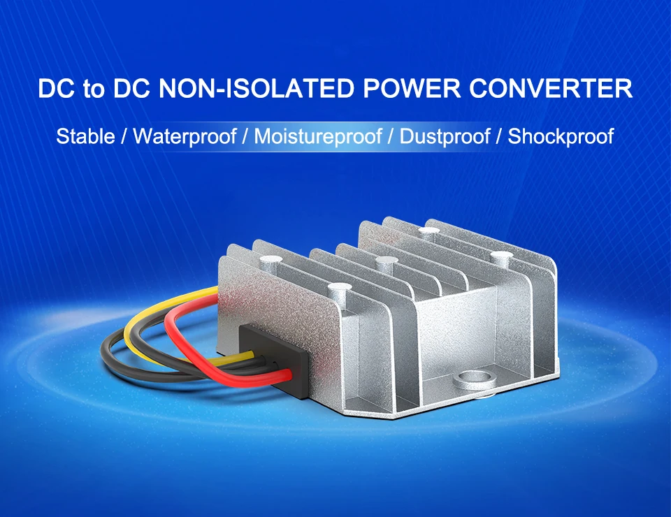 12V auf 13,8V/15V/19V/24V/28V Auto-Strommodul, 12V auf 19V DC-Stromwandler, 12V auf 24V wasserdichter Spannungserhöher – Detail 1