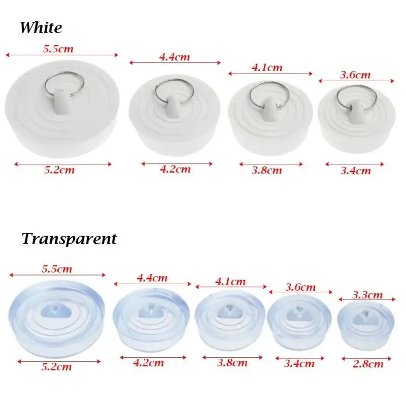 Drain Stopper Kitchen Bath Rubber Sink Plug Floor Drain Plug Sink Bathtub Drainage Stopper