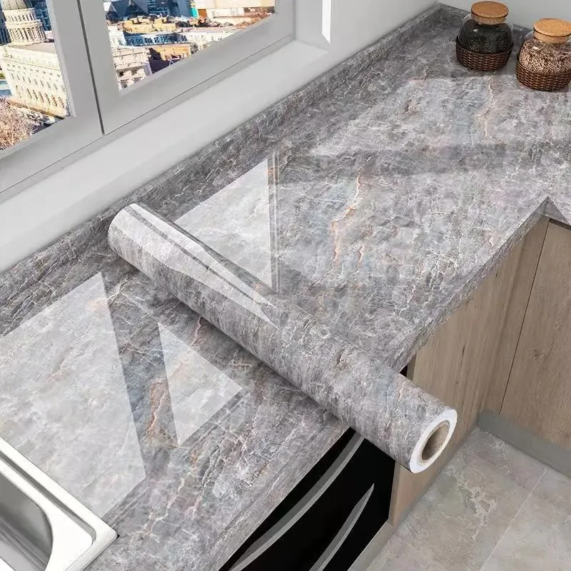 Marble Self-Adhesive Kitchen Wallpaper 2
