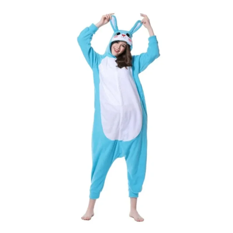 

1 Winter Warm Flannel Homewear Rabbit Kigurumi For Women Lovely Cosplay Onesie