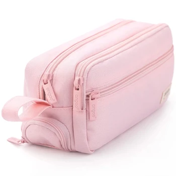 Astuccio con Cerniera di Grande Capacità, Portatile, Multi-Scomparto, Impermeabile e Resistente per Conservazione Cancelleria