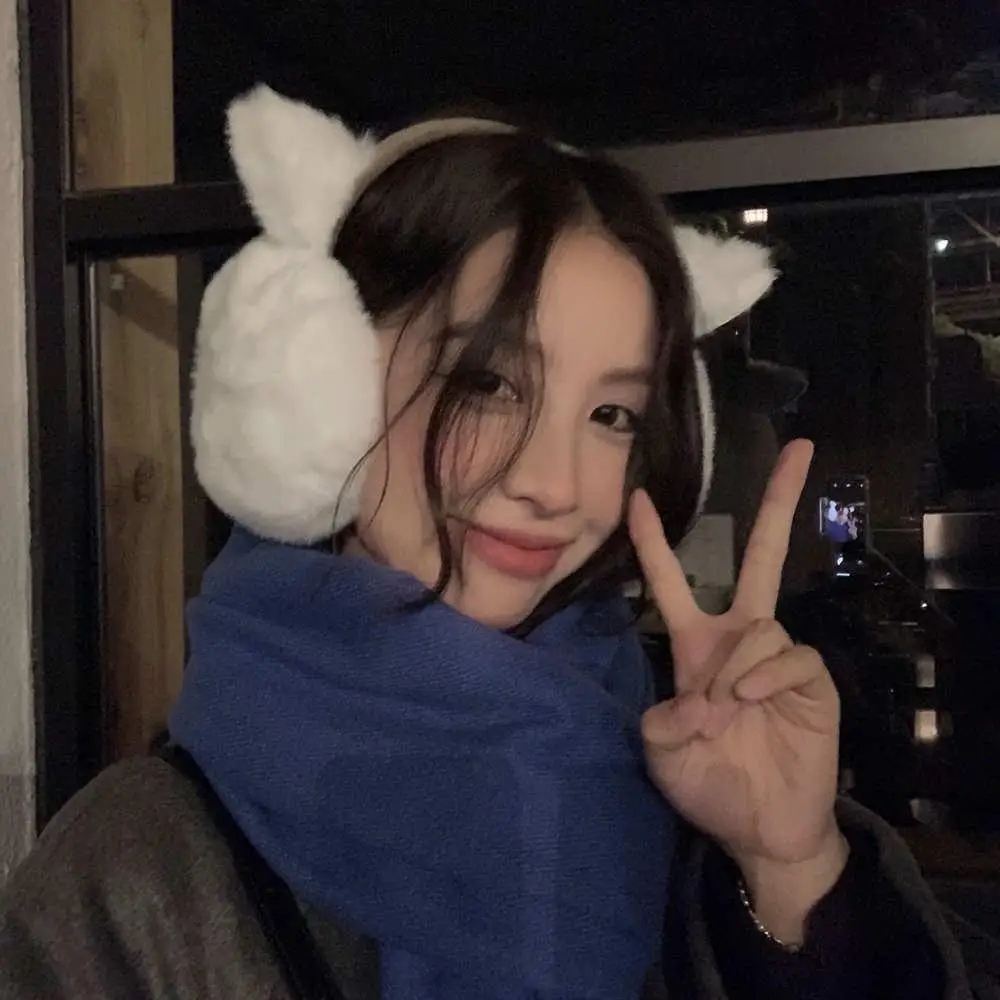 Cute Cat Earmuffs For Women Girls Korean Winter Plush Warm Ear Warmers Retractable Foldable Soft Furry Earlap Cycling Ear Covers