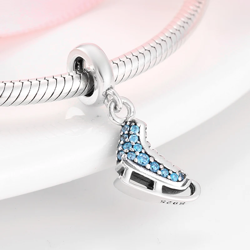 정통 하트 모양의 꽃 리본 나비 펜던트 비즈 Jewerly Making Fits Original Bracelet DIY