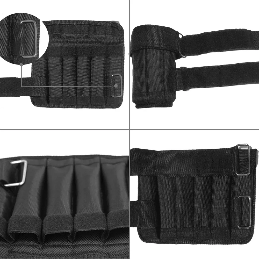 Amazing Weight-Training Gear! 35kg Vest + 5kg Arm Weights + 6kg Leg Weights Set. No Steel or Sandbags Included.