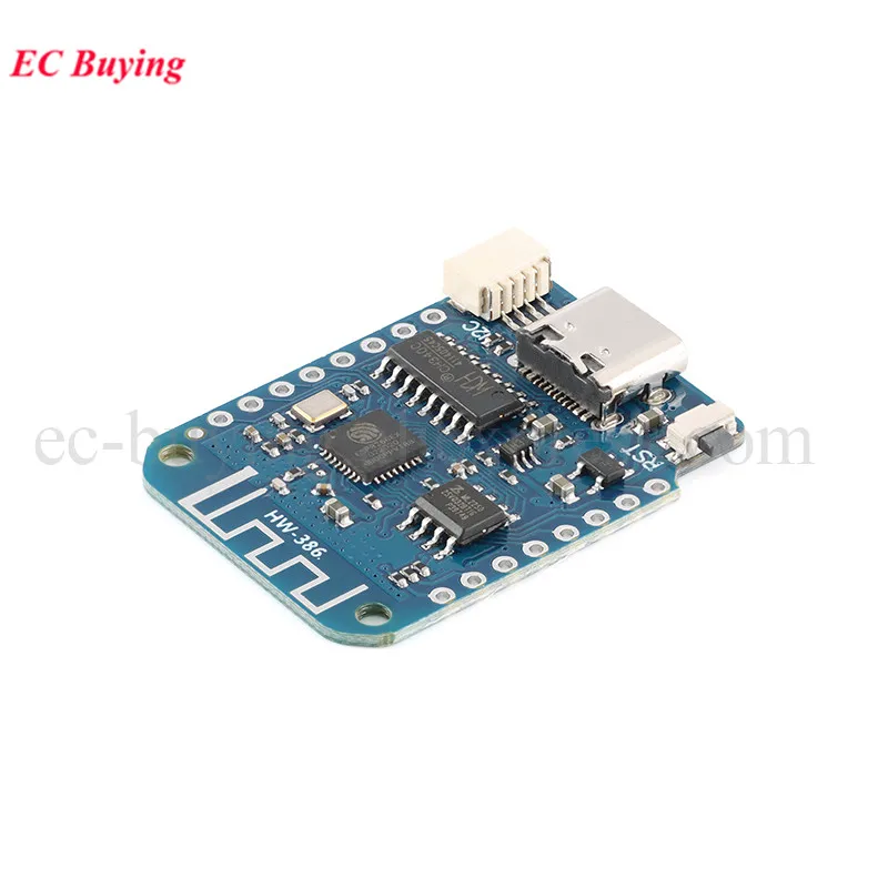 10 Stück/1 Stück LOLIN D1 Mini V4.0.0 WEMOS WIFI Internet der Dinge Board ESP8266 4 MB MicroPython Nodemcu für Arduino IDE TYPE-C USB – Detail 3