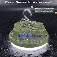 MOSLIGHTING 9900maH LED Outdoor Camping Light Rechargeable Tent Light High Power Strong Light Flashlight IP66 Waterproof Fishing 5