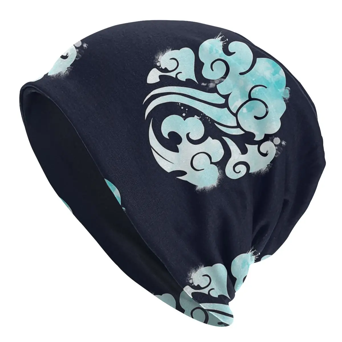 

The Gusu Lan Sect Bonnet Hat The Untamed Knitting Hats Goth Outdoor Skullies Beanies Hat Unisex Warm Dual-use Caps