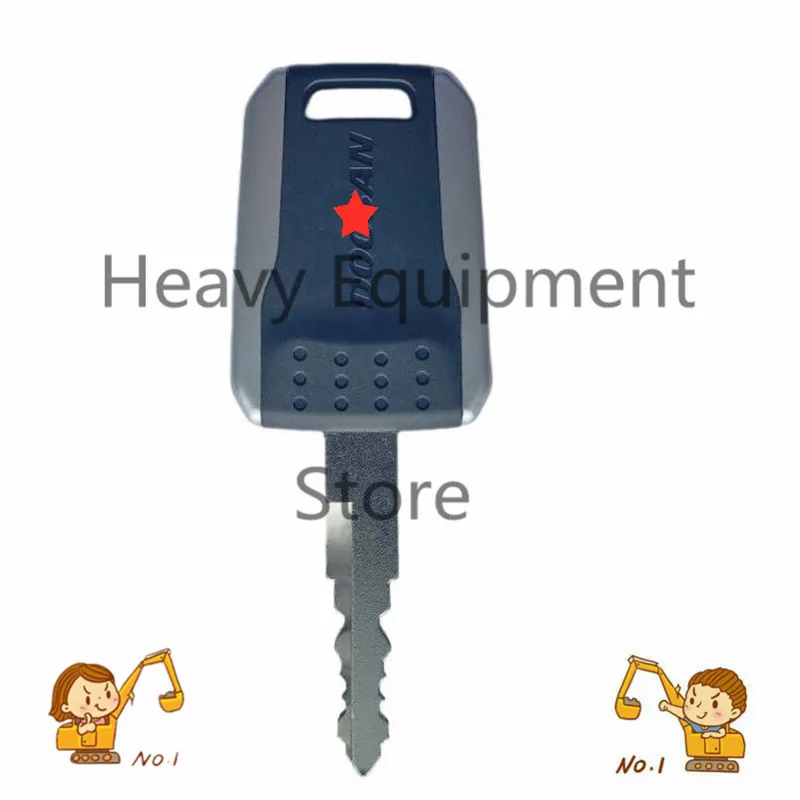 1X Schlüssel Für Bobcat Daewoo Doosan Terex Bagger Zündung Schlüssel F900  K1009605B - AliExpress