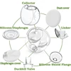 7Pcs /set for S12 Electric Breast Pump Replacement Accessory Silicone Horn Diaphragm Milk Collector Nursing Cup Duckbill Valves 4
